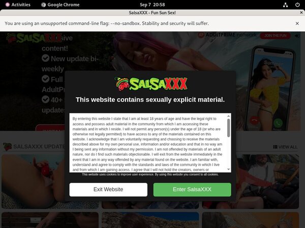 Free Account XXX Salsa