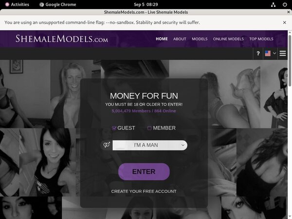 Free Login For Shemalemodels