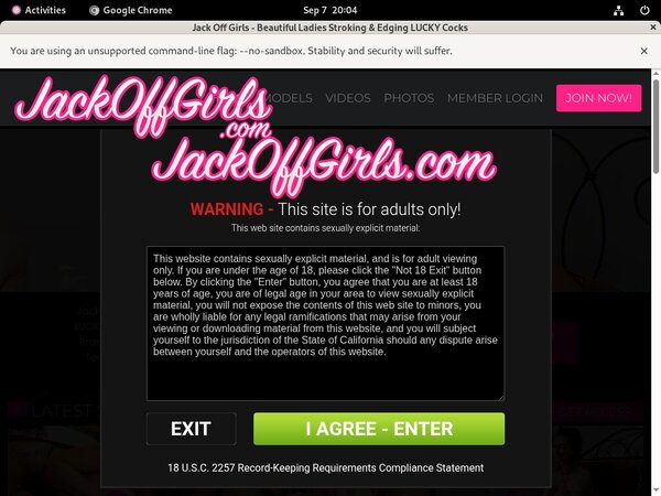 Free New Jackoffgirls.com