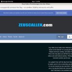 Free Zeus Callen Subscription