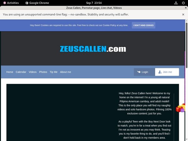Free Zeus Callen Subscription Free Zeus Callen Subscription