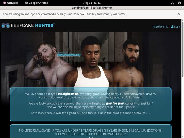 Register For Beefcakehunter Register For Beefcakehunter