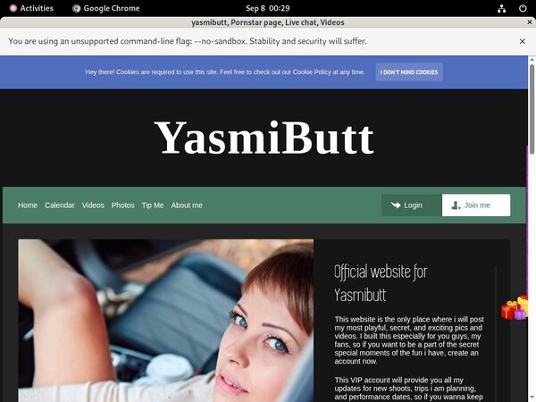 Yasmibutt.modelcentro.com Free User