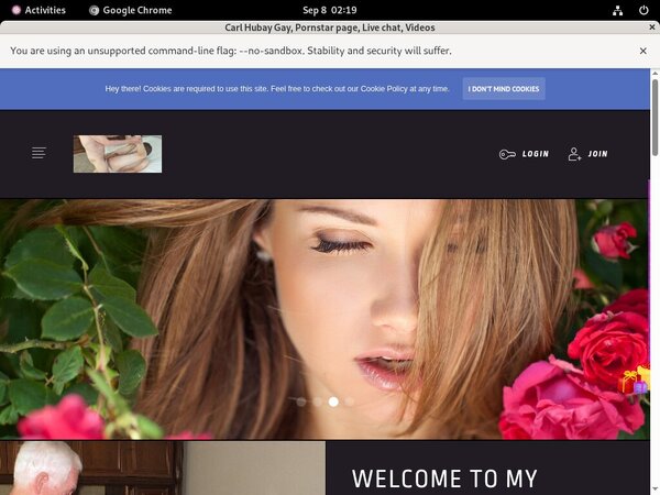 Carl Hubay Gay Sign Up Page