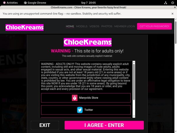 Chloe Kreams Daily Pass