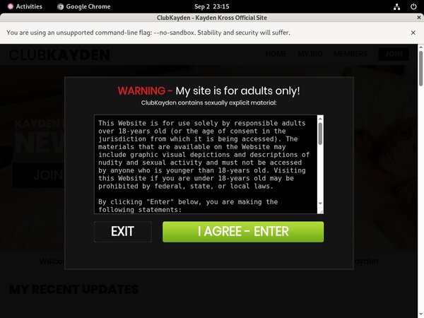 Clubkayden Premium Account Login