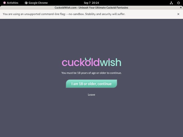 Cuckold Wish Password Bugmenot