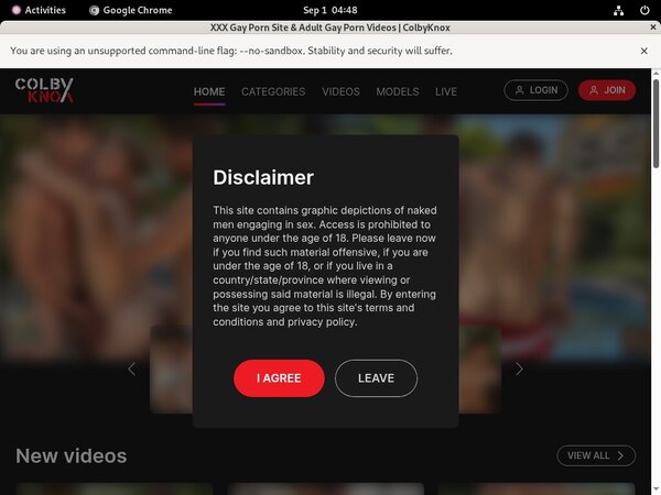 Free Account On Colby Knox