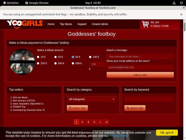 Free Goddessesfootboy Passwords