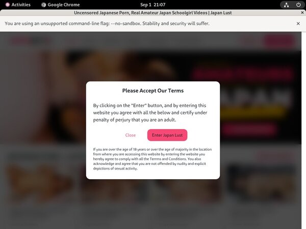 Free Japan Lust Logins