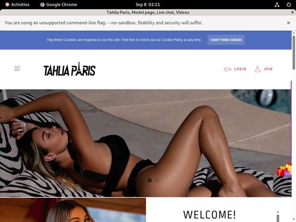 Free Tahliaparis.com Account And Password