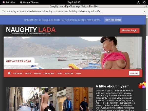 Free Trial For Naughty Lada