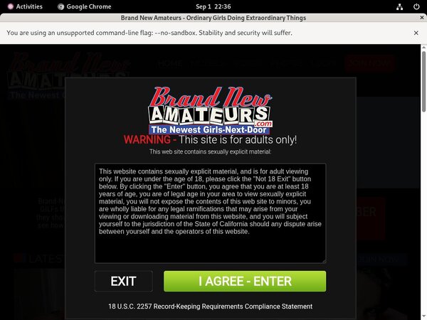 Get Brand New Amateurs Free Trial