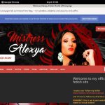 Get Mistress Alexya Discount Deal
