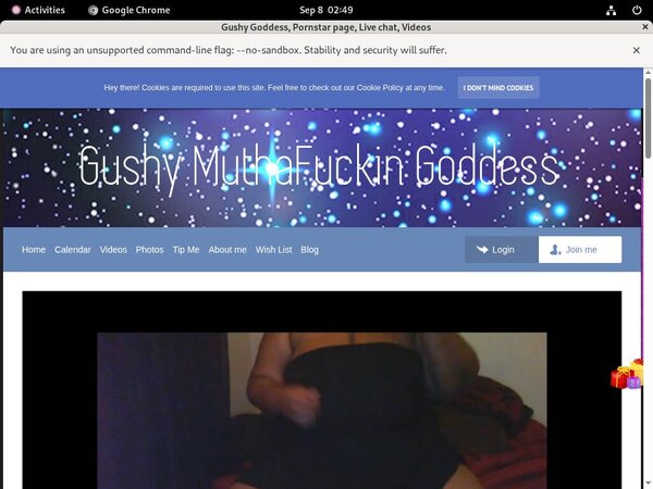 Goddess Gushy Login Password