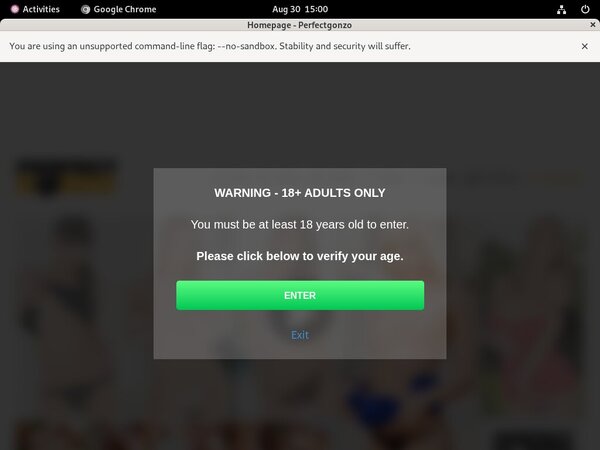 Log In Perfect Gonzo