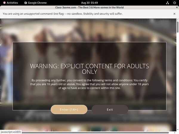 Login For Class-3some.com