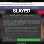 New Free Slayed Account