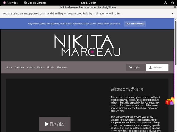 Nikitamarceau.modelcentro.com Updated Passwords