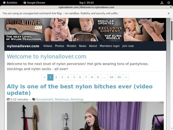 Nylonallover.com Trial Pass