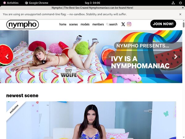 Nympho With Gift Card