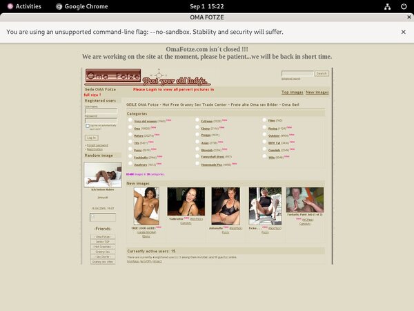 Oma Fotze Register Form