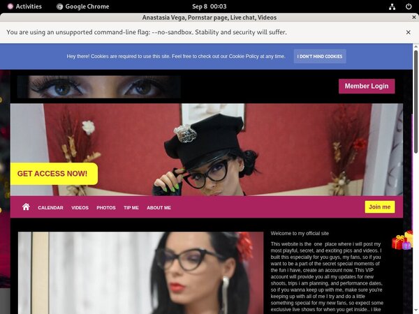 Password For Anastasiavegax.modelcentro.com