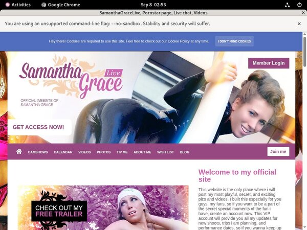 SamanthaGraceLive Netcash