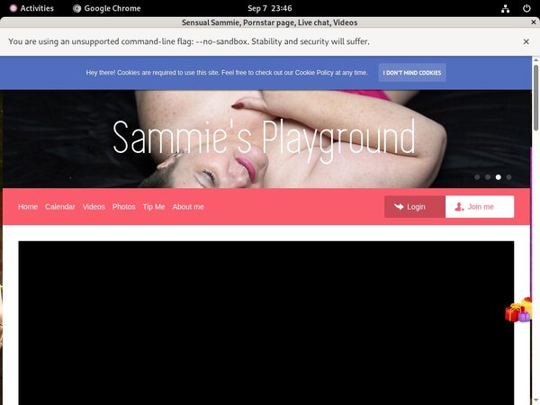Sammie Sensual Sign Up