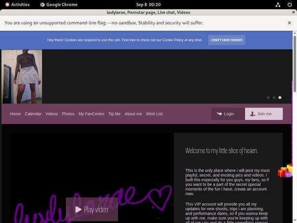 Signup For Luvlylarae With Paypal