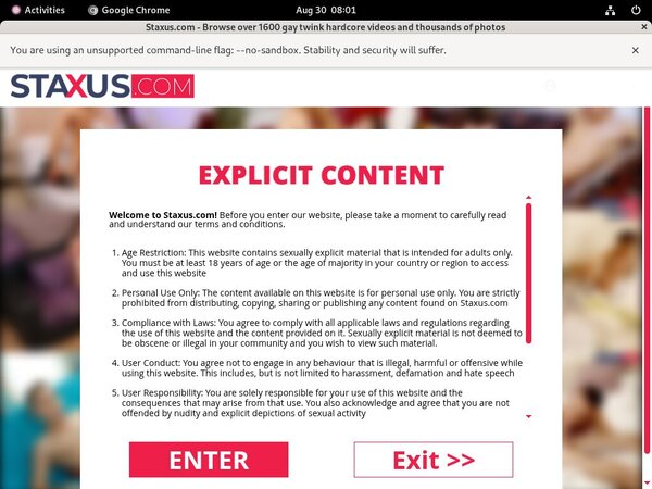 Staxus Free User