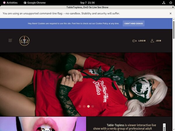 TableTopless Site Review