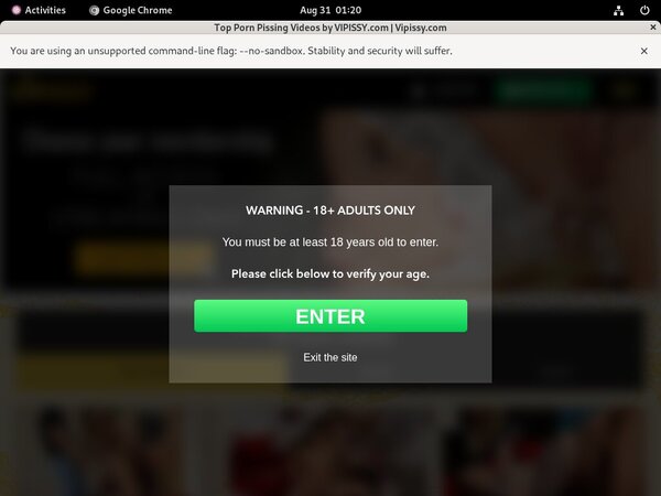 Vipissy.com Porn Account