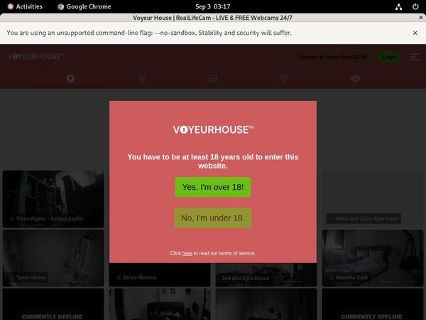 Voyeur House Discount Page
