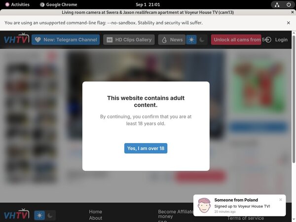 Voyeur-house.tv Working Passwords