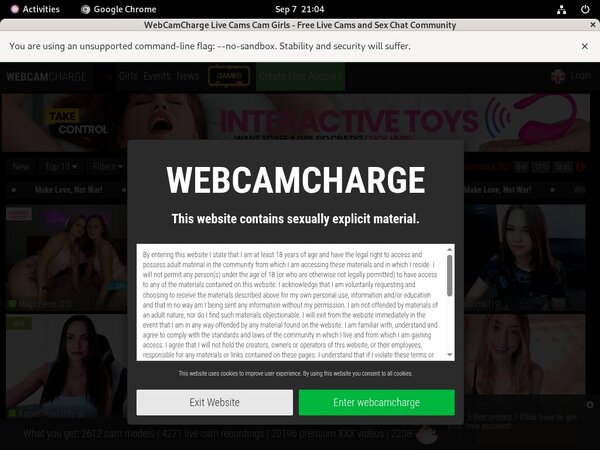 Webcam Charge With AOL Account