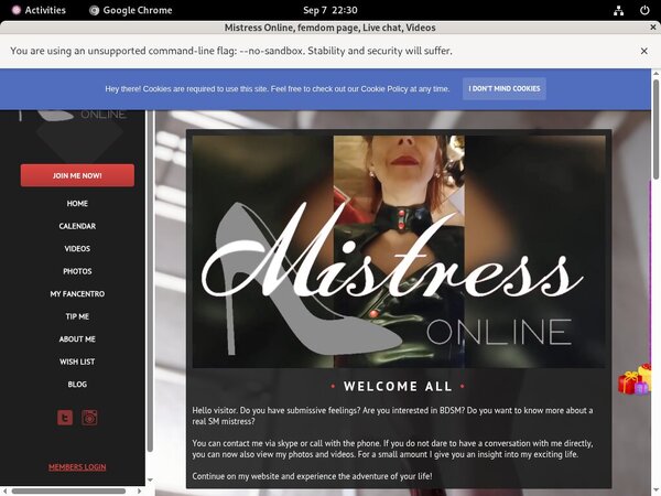 Mistressonline Discount Sign Up